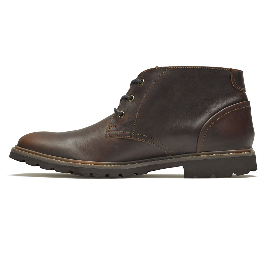 Rockport Støvler Herre Brune - Sharp & Ready Chukka - QLFR47920